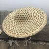 FIDDAA Big Eaves Bamboo Hat Hat, Leaf Rain-Proof Sunshade Hat, Fishing Hat, Dance Props, Decoration view 3