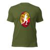 Carlos Alcaraz Tennis Spain Flag Racquet Silhouette Unisex Cotton Short Sleeve Shirt view 1