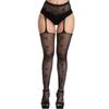 3 Pairs Women Classic Style Fishnet Thigh-High Stockings Tights Suspender Pantyhose Stockings for Women Girl (Black G) view 2