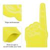 PATIKIL Foam Finger 18 Inch, Giant Foam Hands Number 1 Sports Themed Party Supplies Cheerleading for Sports Events Games Business Birthday Baseball Basketball Soccer Events Team, Yellow view 4