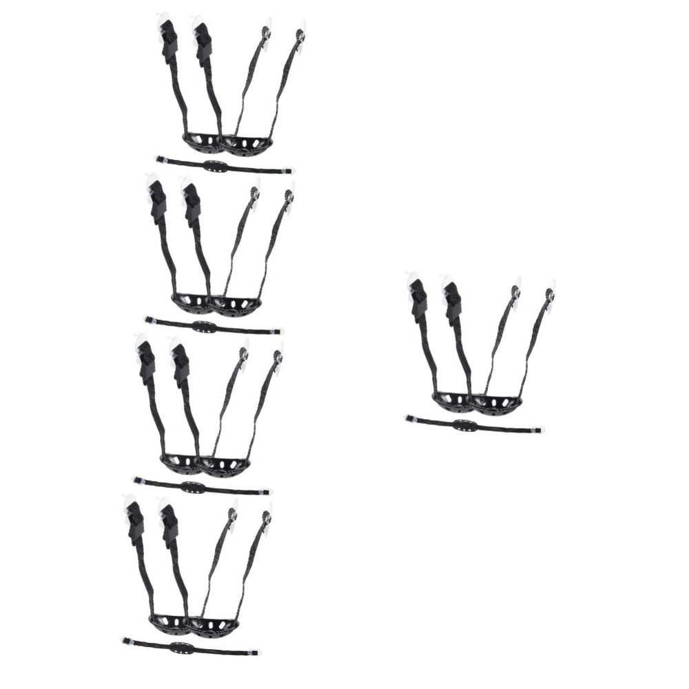 Kisangel 15pcs Adjustable Hard Hat Chin Straps Professional Helmet Bands for Safety Y-Shaped Design Secure Fit for Construction Workers and Outdoor Use