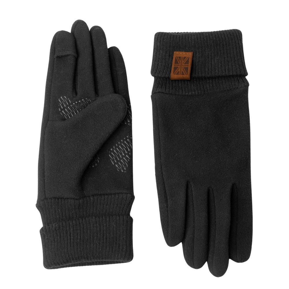 Britt's Knits Thermal Tech Touch Screen Cold Weather Texting Gloves Women, Men for Running, Driving, Working, Hiking - Black, Large/X-Large