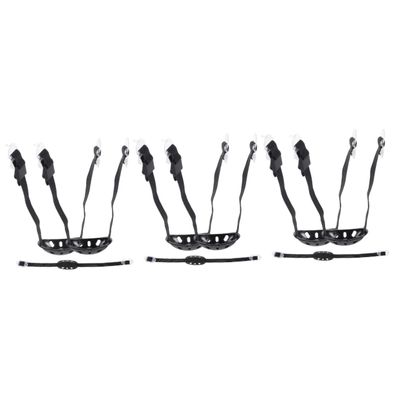 Kisangel 9pcs Adjustable Comfortable Chin Straps for Hard Hats Helmet Bands Easy Installation Stability Essential Construction Safety Accessory