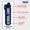 The Fanatic Group University of Virginia Dad 24 oz. Stainless Steel Bottle - Navy view 2