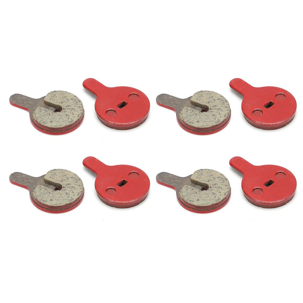 Cryfokt Disc Brake Pad Set, Disc Brake Pad Wear Heat Dissipation Noiseless with Circlip for Domestic Disc Brake Pads