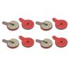 Cryfokt Disc Brake Pad Set, Disc Brake Pad Wear Heat Dissipation Noiseless with Circlip for Domestic Disc Brake Pads view 1