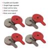 Cryfokt Disc Brake Pad Set, Disc Brake Pad Wear Heat Dissipation Noiseless with Circlip for Domestic Disc Brake Pads view 3