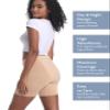Goat Union Period Underwear 5 Boy shorts/Boxer Briefs, High Waist/Heavy Flow w/Organic Cotton Lining, Sand, 5XL view 3