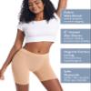 Goat Union Period Underwear 5 Boy shorts/Boxer Briefs, High Waist/Heavy Flow w/Organic Cotton Lining, Sand, 5XL view 4