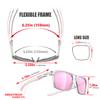 EAZYRUN ER00 P1A Polarized sports Crystal Trendy Sunglasses for Women, Fishing Running Driving Hiking golf Pickleball Beach Gifts and Outdoors view 3