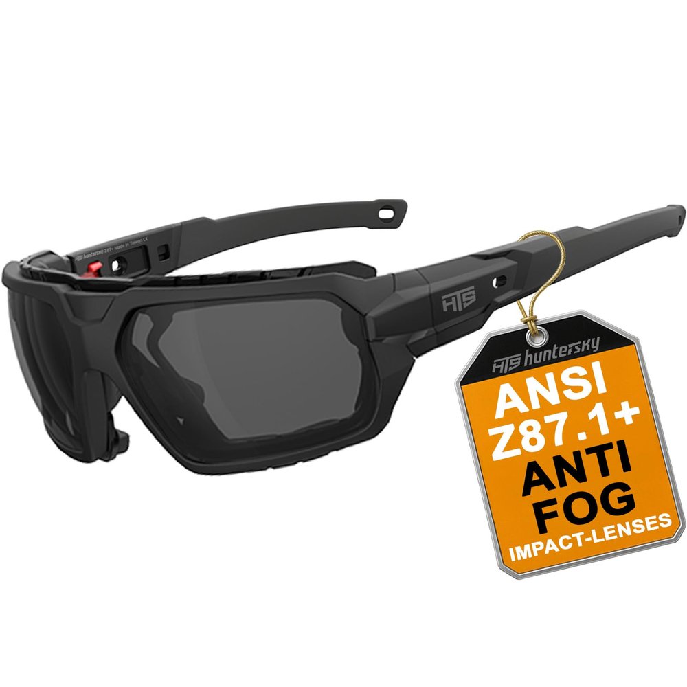 HTS HUNTERSKY Q37 Powersports Motorcycle Anti Fog Riding Goggles with Detectable Headband Hunting Shooting Airsoft Skydiving Dustproof Windproof