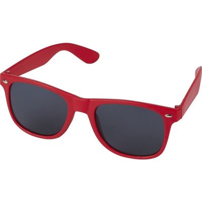 Unisex Adult Sun Ray Sunglasses (One Size) (Red)