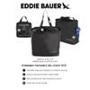 Eddie Bauer Stowaway Packable Tote Bag | Reusable | Travel | Lightweight | Compact | Foldable | Large Capacity | Ripstop Nylon | 25L - Onyx Black view 2