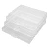 Earring Box, Storage Box, Jewlery Box, Earring Storage Box Rustproof Clear Acrylic Jewelry Storage Box with 3 Drawers for Jewelry Lipsticks view 1