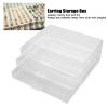 Earring Box, Storage Box, Jewlery Box, Earring Storage Box Rustproof Clear Acrylic Jewelry Storage Box with 3 Drawers for Jewelry Lipsticks view 2