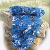 DIBAKO Blue Camo Net 5x10ft 10x16ft 10x20ft, 13x16ft 13x20ft 16.4x20ft 10x10ft, Military Camouflage Netting, Mesh Sun Shade for Courtyard Awning Party Ocean Swimming Pool (Size : 1.5mx1.5m/5x5ft) view 1