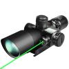 CVLIFE 2.5-10x40 Dual Illuminated Mil-dot Scope with Green Laser, Free 20mm Mount view 1