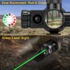CVLIFE 2.5-10x40 Dual Illuminated Mil-dot Scope with Green Laser, Free 20mm Mount view 3