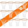 NEIJIANG Basketball Net Replacement Outdoor, Upgraded Thickening Heavy Duty, All Weather Anti Whip, Fits Standard Indoor or Outdoor 12 Loops Rim view 1