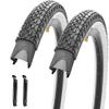 2 Pack 24x2.125 Cruiser Beach Bike Tires and Levers Bicycle Tires