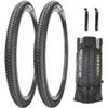 2 Pack Anti-Puncture 27.5"x1.95" Bike Tires with 2 Levers and with or Without 2 Inner Tubes (27.5x1.95-2 Tires 2 Levers) view 1