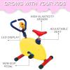 Kids Fitness Exercise Bike Equipment, Childrens Exercise Bike with Adjustable Seat, Kids Stationary Bike Workout Equipment, Gift for Boys Girls view 2