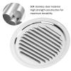 ANGGREK Marine Air Vent Louver, Grille Cover 304 Stainless Steel Yacht Boat Accessory Hardware Marine Boat Vent Boat Cabin Vents Deck Plates(5in/127mm)[4 inch 7726S] (5 inches 7726M) view 2
