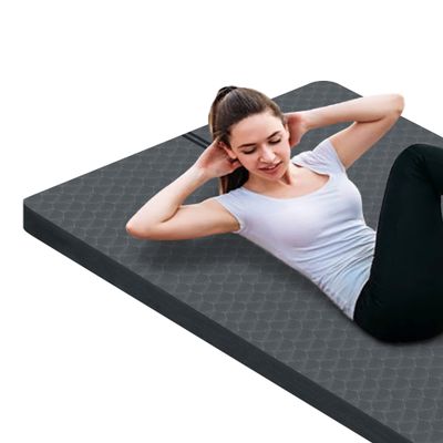 nuveti Large Exercise Mat - 15mm/20mm/30mm Thick Yoga Mat | Workout Mat for Fitness, Yoga, Pilates, Stretching & Floor Exercises for Women & Men with Free Carrying Bag