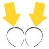 Abaodam 2pcs Arrow Headband Halloween Hair Hoop Funny Miss Fashion Headband with Arrowhead Cloth Supplies view 1