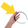 Abaodam 2pcs Arrow Headband Halloween Hair Hoop Funny Miss Fashion Headband with Arrowhead Cloth Supplies view 2