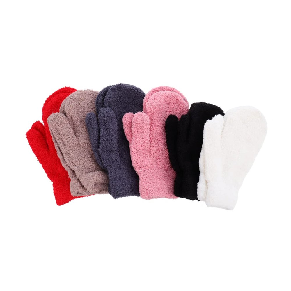 BESPORTBLE Black Fingerless Gloves Women Half Fleece Mittens Warm Winter Gloves for Workout