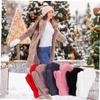 BESPORTBLE Black Fingerless Gloves Women Half Fleece Mittens Warm Winter Gloves for Workout view 3