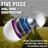 agape MP5 Black 5-Piece DuraPlus Urethane Golf Balls, Superior Distance, High Greenside Spin & Piercing Trajectory, Perfect Golf Gift for Men Women Skilled Players (1 Dozen, 12-Balls) view 3
