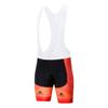 Uriah Men's Cycling Bib Shorts White 3D Coolmax Gel Padded Orange Red Size 4XL(CN) view 1