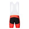 Uriah Men's Cycling Bib Shorts White 3D Coolmax Gel Padded Orange Red Size 4XL(CN) view 2