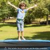 GYMAX Trampoline Mat, 8FT/10FT/12FT/14FT/15FT/16FT Trampoline Accessories Replacement Mat with 42/54/72/80/96/108 V-Rings & 8 Row Stitch, Using 5"-7" Springs, Anti-UV Wear-resistant Jumping Mat (15FT) view 2