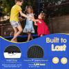 GYMAX Trampoline Mat, 8FT/10FT/12FT/14FT/15FT/16FT Trampoline Accessories Replacement Mat with 42/54/72/80/96/108 V-Rings & 8 Row Stitch, Using 5"-7" Springs, Anti-UV Wear-resistant Jumping Mat (15FT) view 4