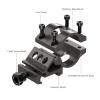 Feyachi 1 Inch Offset Picatinny Rail Mount for Flashlight & Sights  Lightweight Aluminum 1913 Compatible  Fits FL-Series & GL6 (Nickel) view 4