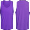 6 pcs Soccer Scrimmage Practice Vests Reversible Team Pennies with Belt Adult Kids Mesh Scrimmage Lightweight Jersey view 2