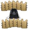 12 pcs Soccer Scrimmage Practice Vests Reversible Team Pennies with Belt Adult Kids Mesh Scrimmage ventilate Jersey