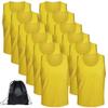 12 pcs Soccer Scrimmage Practice Vests Reversible Team Pennies with Belt Adult Kids Mesh Scrimmage Lightweight Jersey view 1