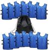 12 pcs Soccer Scrimmage Practice Vests Reversible Team Pennies with Belt Adult Kids Mesh Scrimmage ventilate Jersey view 1