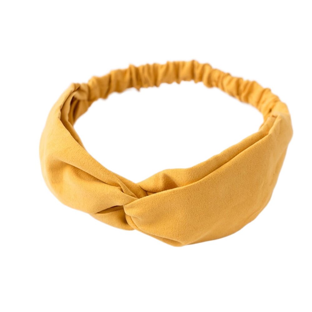 Ikat Rambut Wanita Warna Polos Silang Ikat Rambut Cetakan Anak Perempuan Ikat Kepala Bunga Mode Turban Aksesori Rambut (Size : YM3)