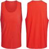 6 pcs Soccer Scrimmage Practice Vests Reversible Team Pennies with Belt Adult Kids Mesh Scrimmage Lightweight Jersey view 2