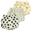 ZFTTZYMX Toddler Girls Boys 3 Pack Cotton Linen Shorts Elastic Waist Baby Kids Cute Floral Printed Short Bloomers Bottoms view 1