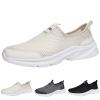CsgrFagr Men Sports Shoes Fashionable Simple and Solid Color The New Pattern Summer Non Slip Thick Lite Adapt (Beige, 11.5) view 3