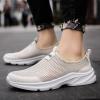 CsgrFagr Men Sports Shoes Fashionable Simple and Solid Color The New Pattern Summer Non Slip Thick Lite Adapt (Beige, 11.5) view 4