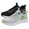 Men Sports Shoes Fashion Summer New Pattern Mesh Breathable and Comfortable Flat Bottom Non Slip Mens 997h (Black, 10.5) view 3