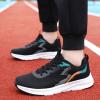 Men Sports Shoes Fashion Summer New Pattern Mesh Breathable and Comfortable Flat Bottom Non Slip Mens 997h (Black, 10.5) view 4