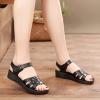 Bohemian Style and Comfortable Ladies Shoes Fashion Go Hiking Non Slip Outdoor Shoes Sandals Correction for (Black, 6.5) view 3
